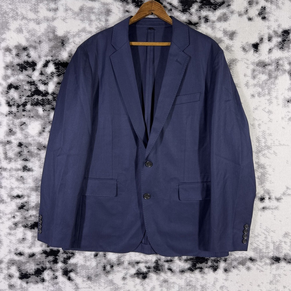 J Crew Ludlow Blazer Mens 40S Navy American Woolen Unstructured Wool Cotton